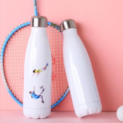 China Wholesale 17oz sublimation stainless steel vacuum cola shape viable water bottle for sale for sale