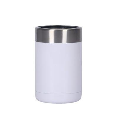 China Sustainable American Style 12oz Double Wall Can Cooler Stainless Steel Insulator Beer Bottle Can Cooler for sale