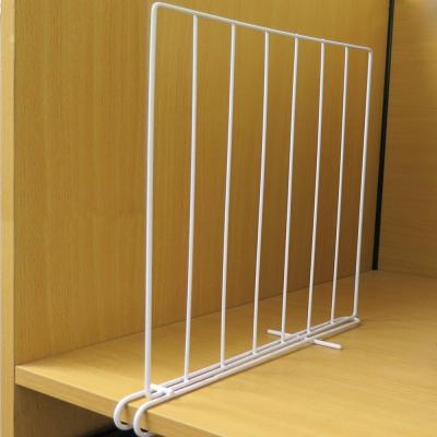 China Durable Custom Metal Closet Organizer Metal Wire Closet Shelf Dividers for sale