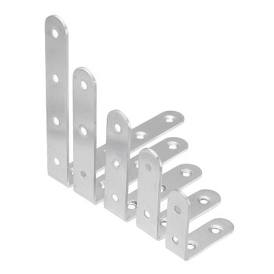 China High Quality Hardware Sheet Metal Parts Processing Stainless Steel Custom L Shaped Right Angle Corner Code for sale