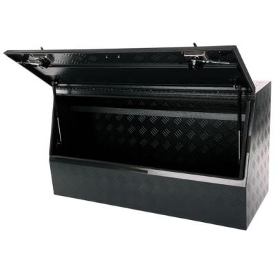 China BLACK Powder Coated Portable Custom Car Trolley Truck Tool Box Aluminum Cabinet for sale