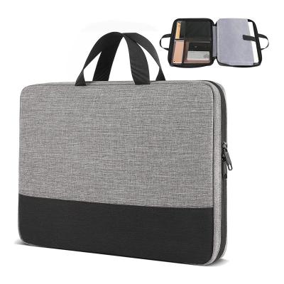 China Waterproof Oxford Laptop Storage Bag 15.6 Inch Laptop Business Travel Computer Handbag Short Sleeve Laptop Bag for sale