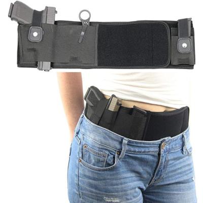 China Hotsale OEM Daily Premium Soft Breathable Concealed Carry Belly Band Gun Holster for sale