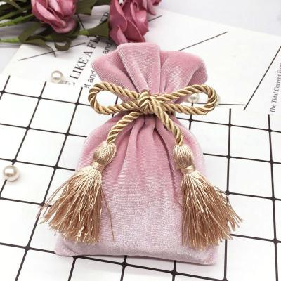 China jewelry & watch & Eyewear Christmas Party Wedding Favors Bags Velvet Cloth Drawstring Jewelry Bags Pouches for sale