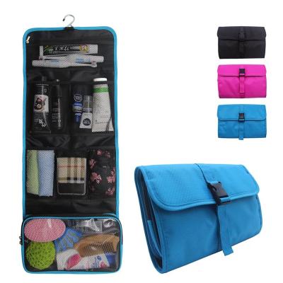 China Durable Waterproof Wash Men Women Travel Shaving Kit Travel Toiletry Organizer Storage Hanging Bag Large for sale