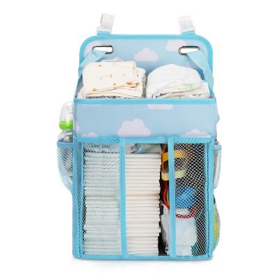 China Detachable Organizer Hanging Storage Diaper Diaper Holder 3-in-1 Baby Diaper Bag Nursery Organizer Mommy Bag Diaper Bags for sale