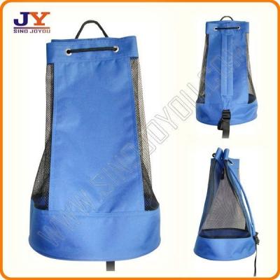 China Backpack Mesh Beach Drawstring Bag for sale