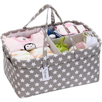 China Portable Water Resistant Diaper Bag For Mom And Baby Diaper Cart for sale