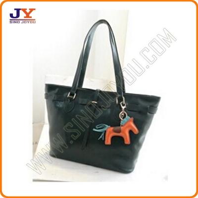 China TOGGLE BAG most popular best selling promotional leather handbags flower pattern tote handbag for sale