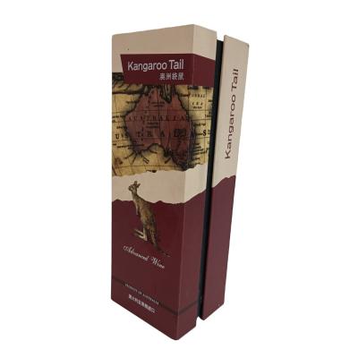 China Recyclable Luxury Custom Logo Magnetic Rigid Box With 2 Part EVA Insert Form For Wine Bottle Packaging Box for sale