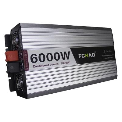 China 92% Efficiency CE Fchao 24V 48V Intelligent Low Frequency DC To AC Solar Power Pure Sine Wave Inverter 3000W 47.5CM*22CM*9.2CM for sale