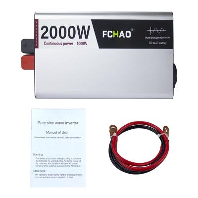 China Best Price 1000W 12V/24V/48v 230v Pure Sine Wave Solar Power Inverter 32.5*18*6.9cm for sale