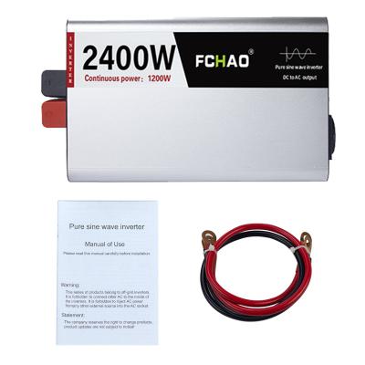 China Off Grid 1200w DC To AC Pure Sine Wave Solar Power Inverter 32.5*18*6.9cm for sale