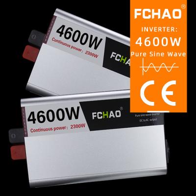 China FCHAO RTS 2300W 4600W 12V 24V DC to Solar Grid AC 220V 230V 50/60Hz Power Off Pure Sine Wave Inverter 40CM*18CM*6.9CM for sale