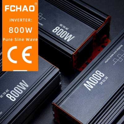 China FCHAO 800W DC 12V 24V 48V to AC 110V 127V 220V 230V 50/60Hz Solar Power Off 800W Grid Modified Sine Wave Inverter 28CM*13CM*9.5CM for sale