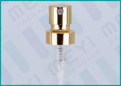 China FEA 15mm Perfume Spray Pump , Shiny Gold Screw Mist Spray Pump For Fragrance for sale