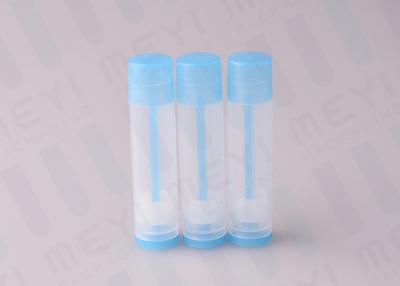 China Blue 0.15 OZ PP Plastic Lip Balm Tubes For Cosmetics / Body Balm / Body Butters for sale