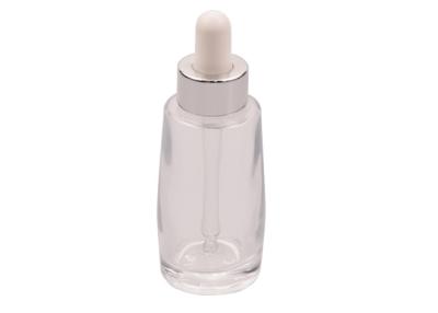 China 20/400 30ml Clear Glass Dropper Bottles 30g Body Oil Glass Bottle for sale