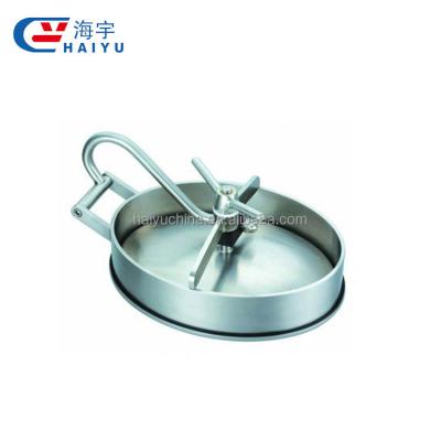 China Industry Food Grade Hygienic Manhole Cover Elliptical And Oval Manhole Cover Door for sale