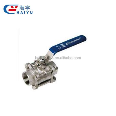 China Sanitary Food/Dairy/Beer Stainless Steel Ball Valve Quick Install, 4 Inch Hygienic Ball Valve for sale