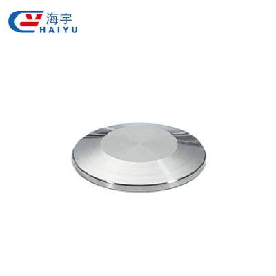 China Stainless Steel Flange White Polishing Sanitary Union End Caps White 16AMP for sale