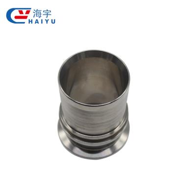 China Sanitary Water Flange 304 Stainless Steel Pipe Nipple For Food Industry for sale