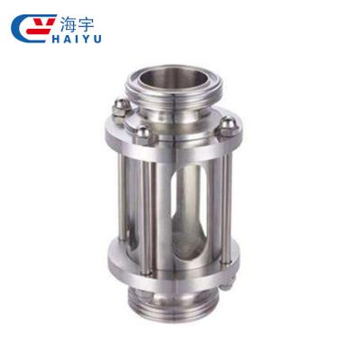 China Food Sanitary Sight Glass / Dairy / Beer / Fuel Sight Liquid Level Sight Glass for sale