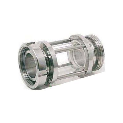 China Sanitary Stainless Steel Clamped Straight Type Dairy / Water / Food / Beer / Beverage Sight Glass For Tube for sale