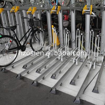 China Long Span 6 Time Aluminum High Quality Bike Double Deck Bike Rack for sale