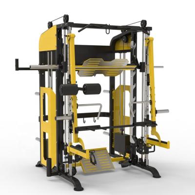 China Universal Commercial Fitness Equipment Multi Functional Blacksmith Machine For Home Weight Lifting And Resistance Combination Trainer for sale