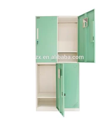 China 4 Door Locker Metal Locker Cabinet Environmental Friendly Steel Lockers For Changing Room for sale