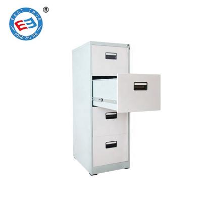 China Knock Down Office Equipment Metal Filing Cabinet Lockable Iron 4 Drawer Steel Filing Cabinet for sale