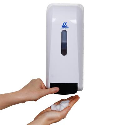 China Foam Manual Soap Dispenser 1000ml Hand Wash Sanitizer Foam Soap Dispenser Wall Mount for sale