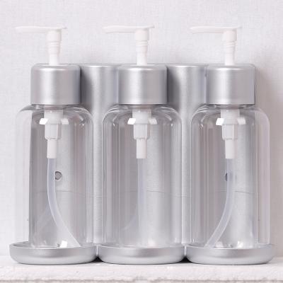 China European Industrial ABS 300ML High Quality Plastic Hands Hotel Wall Mounted Triple Liquid Soap Dispensers for sale