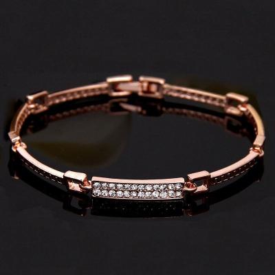 China European and American BOHEMIA Girls Fashion New Colorful Zircon Golden Diamond Bracelet Bangles Bracelet for sale