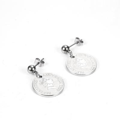 China Antique Vintage Coin Style Earrings for sale