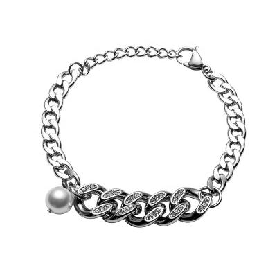 China Europe and America Stainless Steel Bead Bracelet Jewelry Quilting Chain for sale