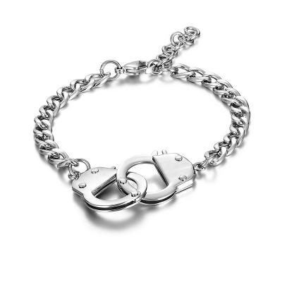 China Europe and America Stainless Steel Handcuff Bracelet Jewelry Chain for sale