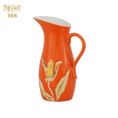 China Various Viable Promotional Goods Using Teapot Milk Pot Coffee Milk Pot Coffee And Milk Ceramic Pot With Handle for sale