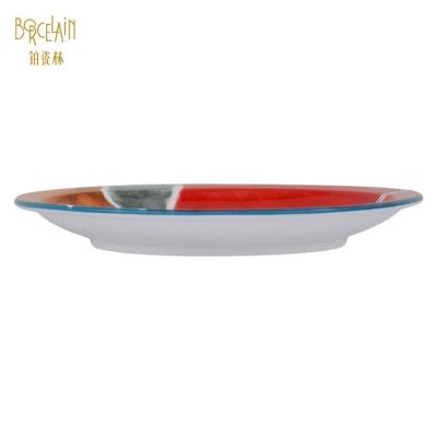 China Sustainable Newcomer Latest Design Dishes Sets Elegant Dinnerware Dinnerware Sets Ceramic Porcelain for sale