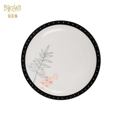 China Factory Direct Selling Viable White Chinese Products Dish Ceramic Cupboard Dish for sale