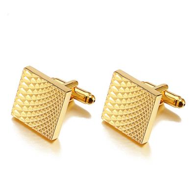 China New arrival gold plated brass blank cuff link for men zu verkaufen