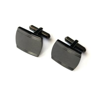 China Factory produces high quality non-rusty metal cufflinks men's blank cufflinks can be customized logo for sale