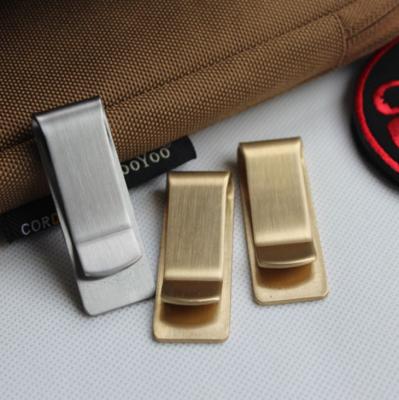 China Stainless Steel Wallet Metal Banknote Men's Bill Clip EDC Paper Money Change Wallet Stainless Steel Wallet zu verkaufen