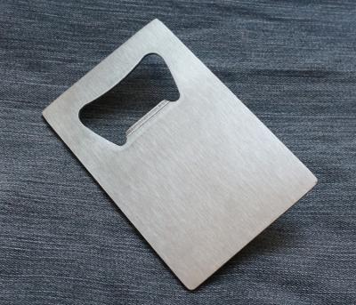 Κίνα Cheap Personalized Customized Blank Credit Card Metal Bottle Opener With Custom Logo προς πώληση