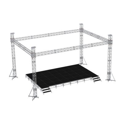 China Portable Installation 290x290mm Stage Frame Truss Structure Performance Activity Lighting Socket Boot for sale