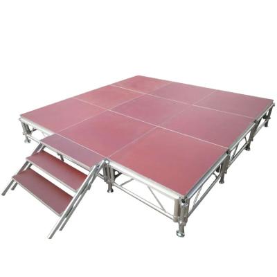 China Portable Movable Aluminum Activity Plywood Event Stage Stage for sale