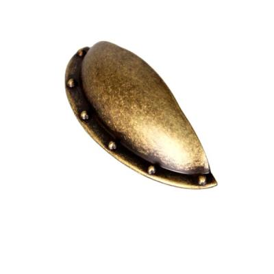 China Corrosion preventive Furniture Hardware Bronze Cabinet Drawer Shell Handles For Cabinet Hardware kitchen cabinet handles cup pull shell handle for sale