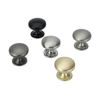 China Corrosion preventive Morden round shape drawer cabinet handle knobs furniture hardware closet kitchen door pull and knob for sale