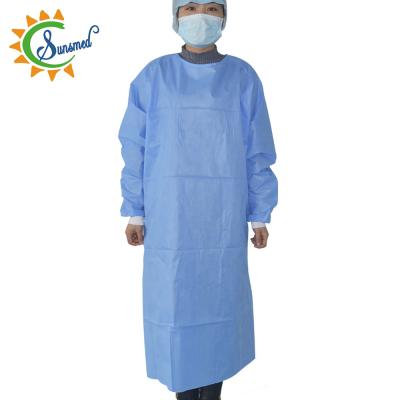 China Medical Products Disposable Nonwoven Heat Sealed Ultrasonic Sealing Surgical Gowns Ultrasonic Seam Surgical Gowns Surgical Gowns zu verkaufen